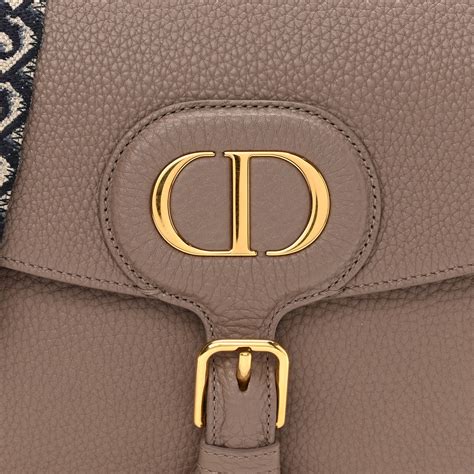 dior bobby taupe|CHRISTIAN DIOR Grained Calfskin Medium Bobby Flap Warm .